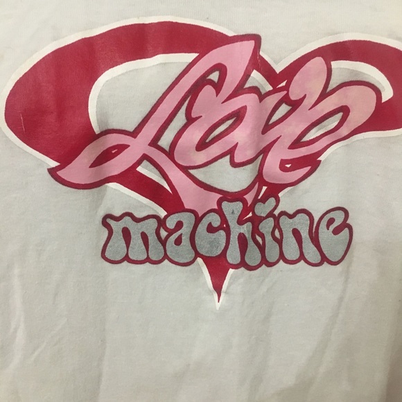 Size Youth L Rare 90s tshirt EUC Love Machine Y2K - Picture 2 of 10